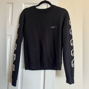 NWOT Off-White Black Diagonal Marker Arrows Sweatshirt
